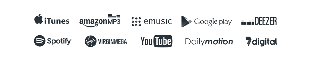 Digital Music Platform Logos